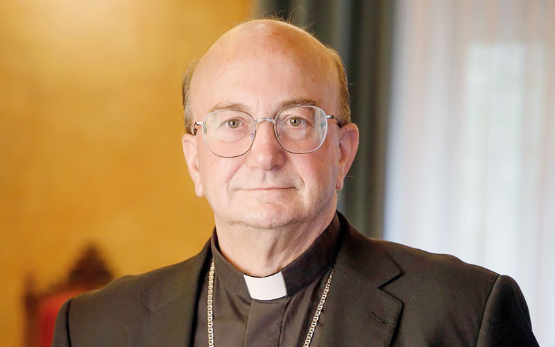 El bisbe de Solsona, Francesc Conesa
